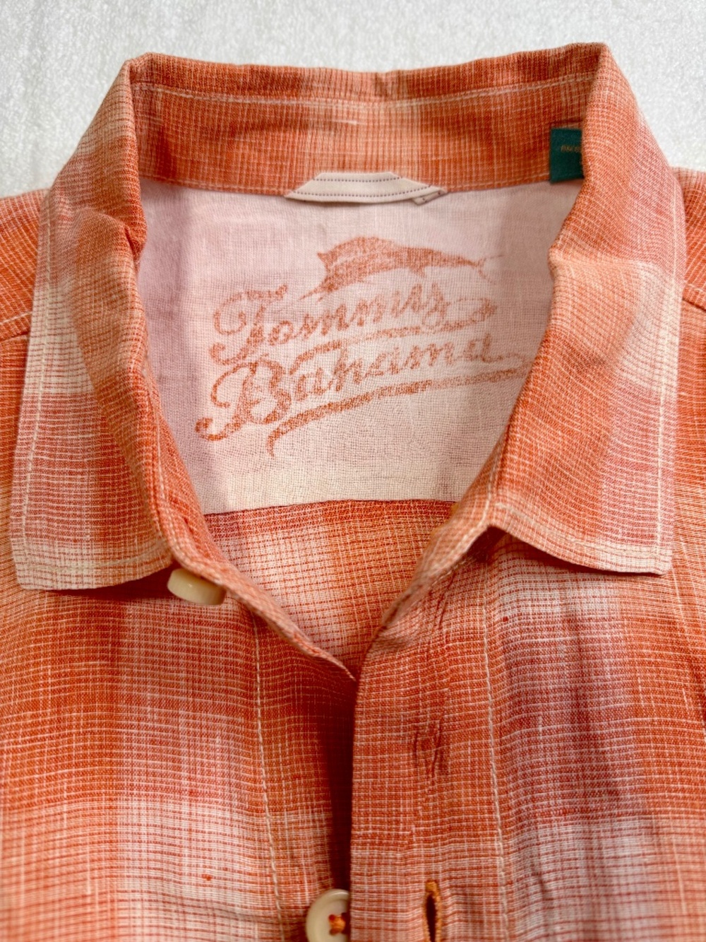 Tommy Bahama Plaid Long Sleeve Button Down Shirt